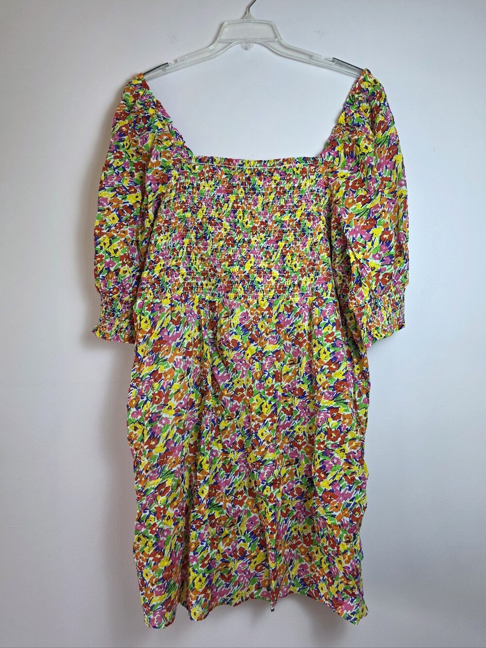 RIXO X TARGET Bright Floral Smocked Midi Dress Nwt